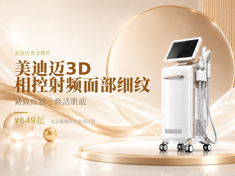 美迪迈 3D 相控射频｜面部细纹