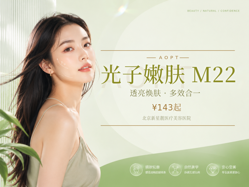 光子嫩肤 M22 七代超光子 + 嗨体 2.5 补水滋养