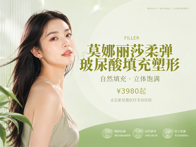 莫娜丽莎柔弹玻尿酸填充塑形