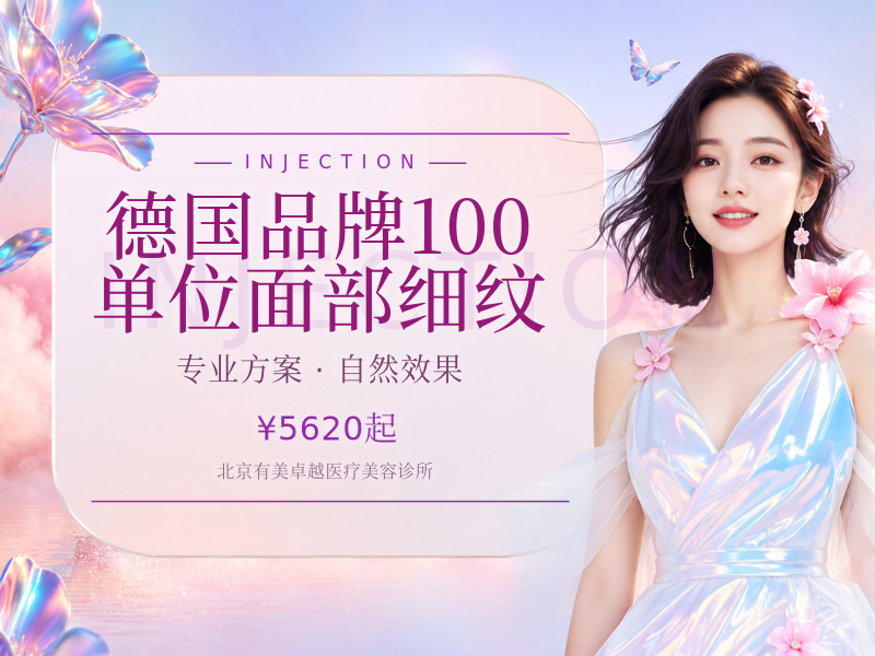 德国品牌｜100 单位｜面部细纹