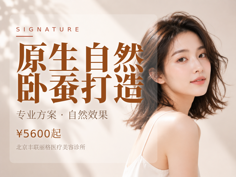 原生自然卧蚕打造