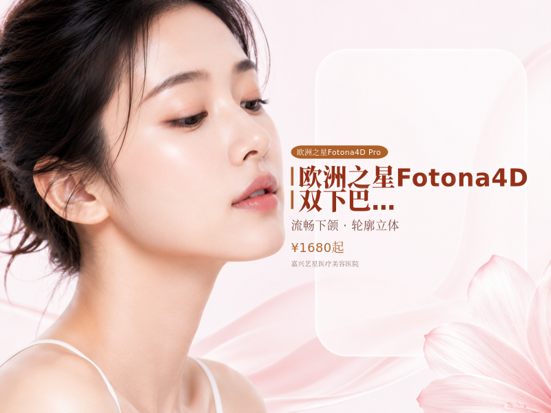 欧洲之星Fotona4D | 双下巴下颌缘2选1
