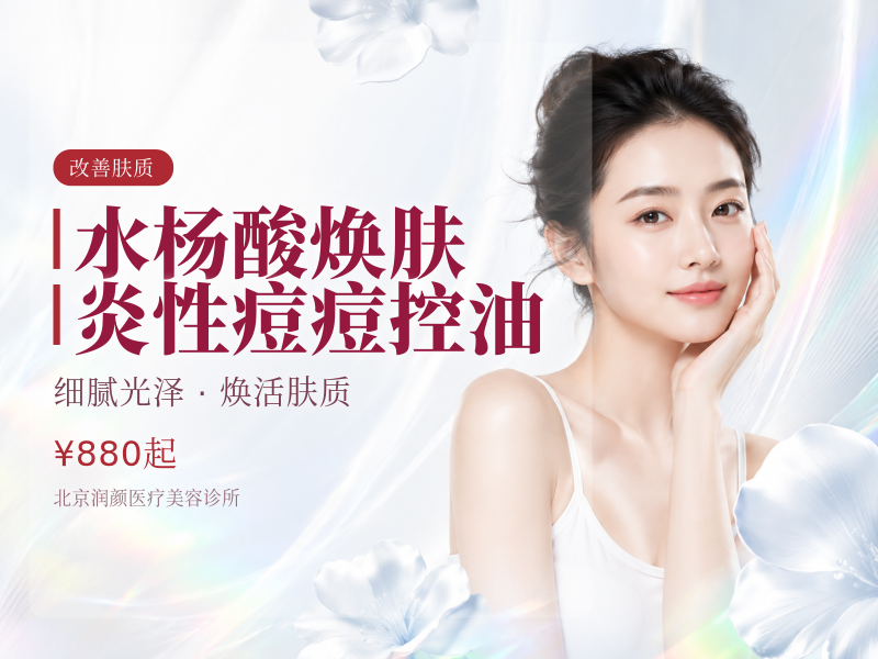 水杨酸焕肤 炎性痘痘控油