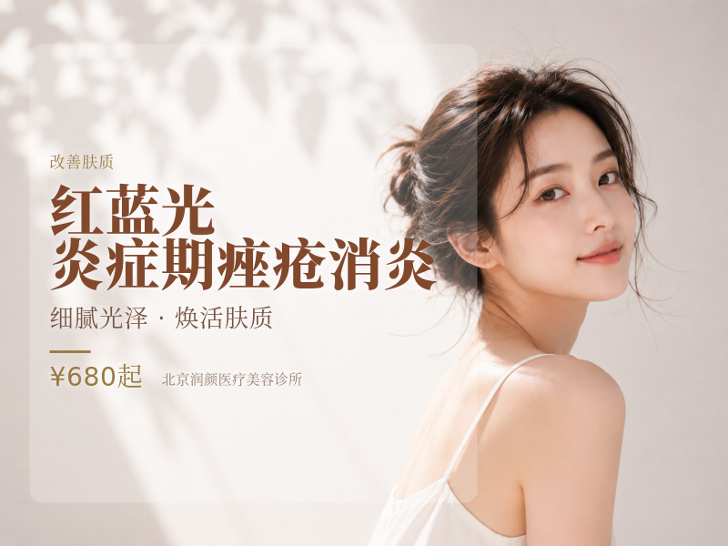 红蓝光 炎症期痤疮消炎