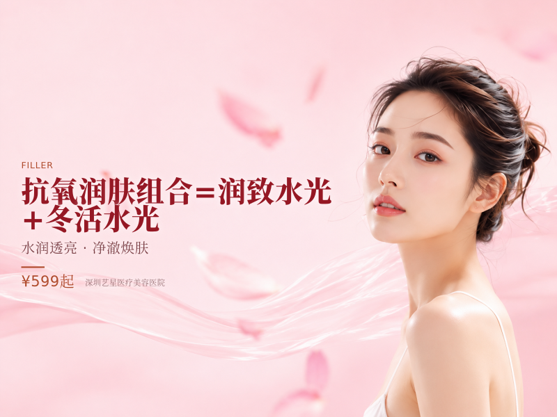 抗氧润肤组合=润致水光+冬活水光