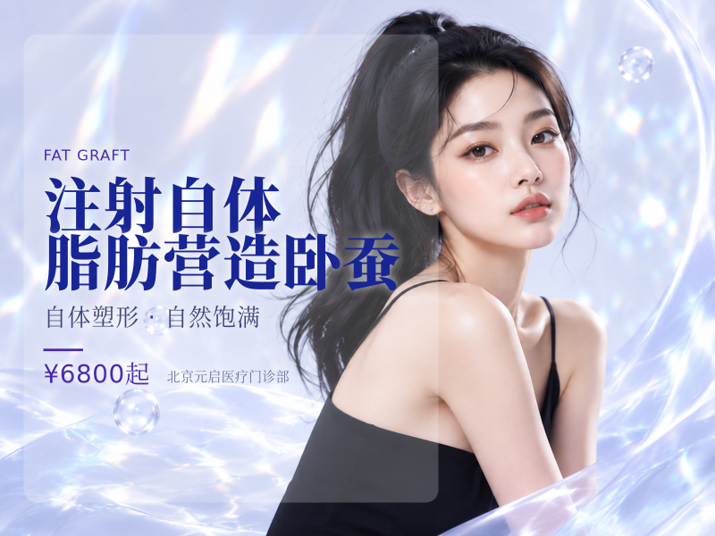 注射自体脂肪营造卧蚕